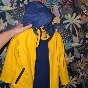 Yellow and Blue Kids Jacket